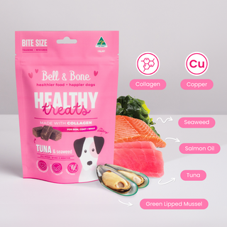 Bell & Bone Tuna and Seaweed Healthy Dog Treats 130g | Henlo Pets