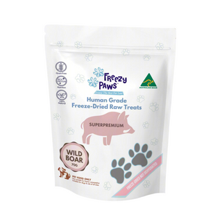Freezy Paws Freeze Dried Wild Boar Dog Treats 70g | Henlo Pets