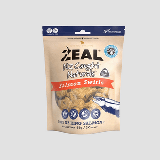 Zeal Freeze Dried Salmon Swirls Dog Treats 85g | Henlo Pets