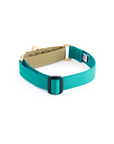 Dog + Bone - Martingale Collar Teal & Gold - Henlo Pets