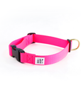 Dog + Bone Snap Collar - Hot Pink - Henlo Pets