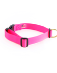 Dog + Bone Snap Collar - Hot Pink - Henlo Pets