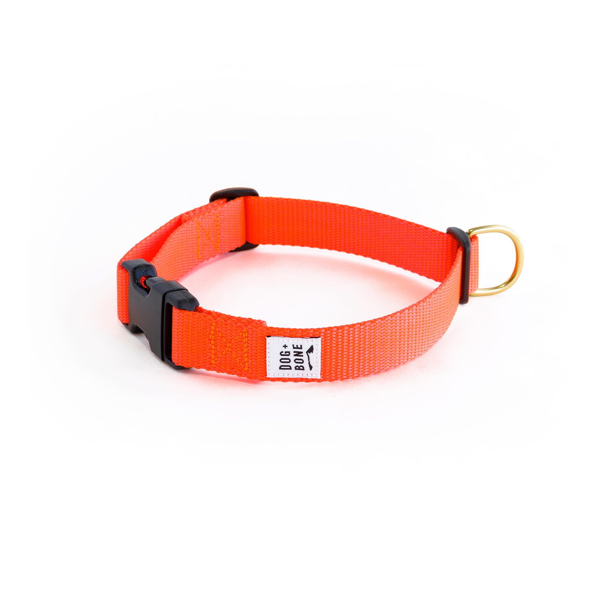 Dog + Bone Snap Collar - Lava - Henlo Pets