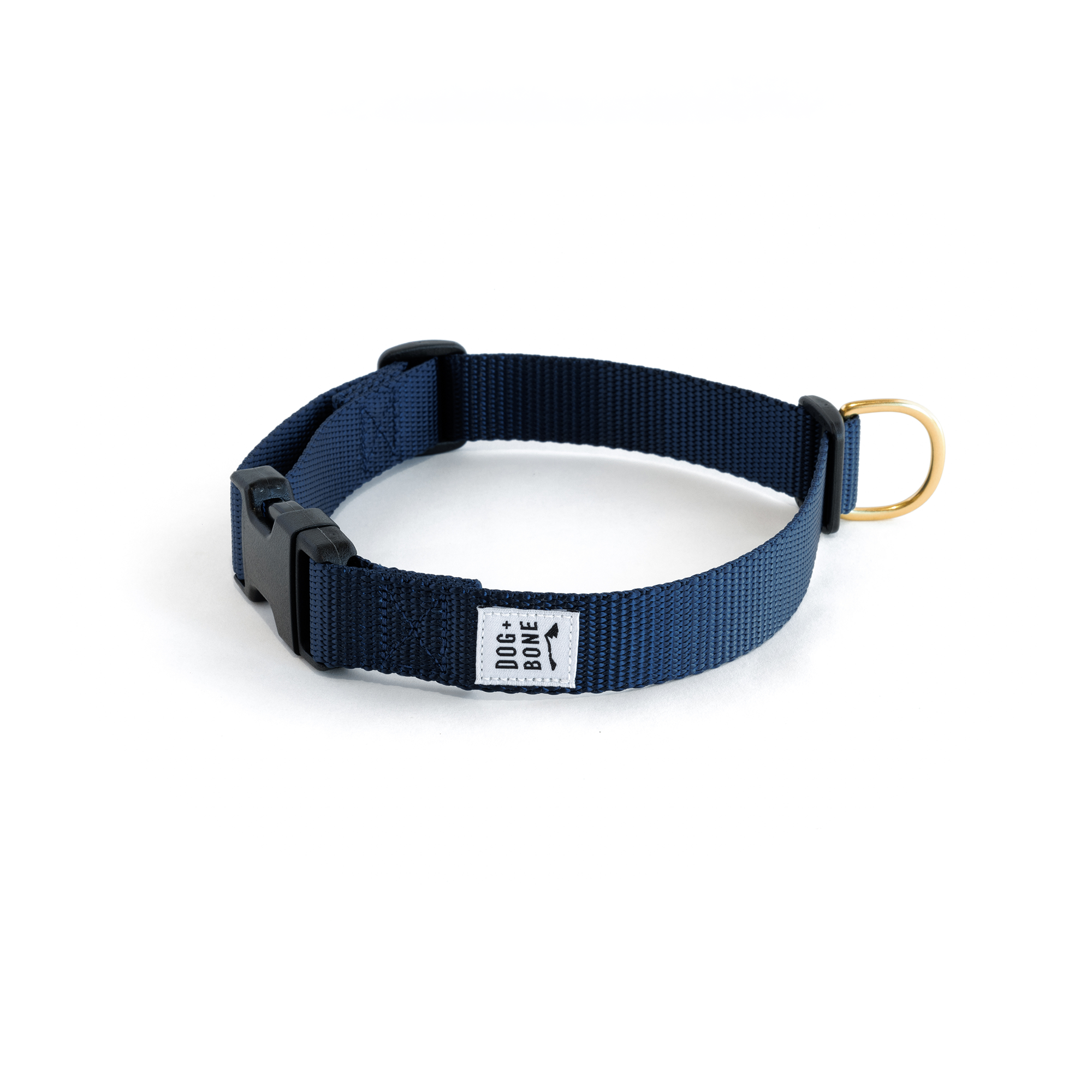 Dog + Bone Snap Collar - Navy - Henlo Pets