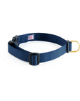 Dog + Bone Snap Collar - Navy - Henlo Pets