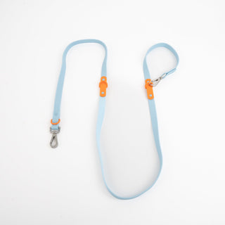 ABF Baby Blue Orange Leash - Henlo Pets