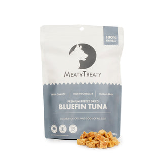 MeatyTreaty Freeze Dried Bluefin Tuna Dog Treats 80g