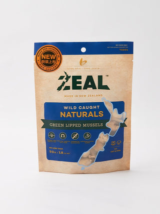 Zeal Wild Caught Naturals Green Lipped Mussels Dog Treats 50g | Henlo Pets