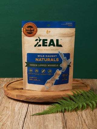 Zeal Wild Caught Naturals Green Lipped Mussels Dog Treats 50g | Henlo Pets