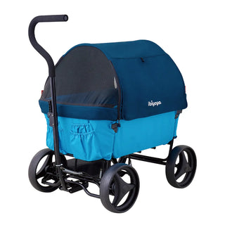 Ibiyaya Noah All Around Pet Beach Wagon up to 50kg - Pacific Blue - Henlo Pets