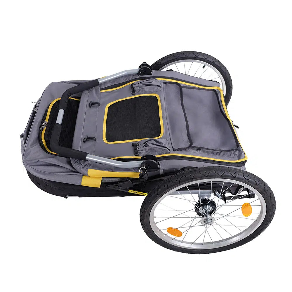 Ibiyaya Hercules Heavy Duty Bike Trailer Jogger Foldable Stroller