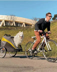 Ibiyaya Heavy Duty Bike Trailer/Jogger Foldable Stroller - Large Pet - Henlo Pets