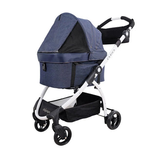 Ibiyaya CLEO Car Seat Travel Function Pet Stroller - Blue Jeans - Henlo Pets