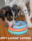 Nina Ottosson - Puppy Lickin' Layers Slow Food Dog Bowl - Henlo Pets