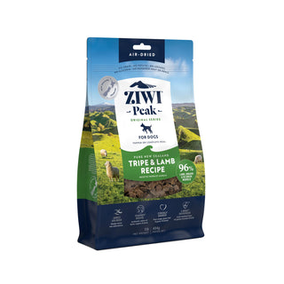 Ziwi Air Dried Dog Food Tripe & Lamb Recipe 454g - Henlo Pets