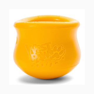 West Paw Toppl Treat Dispenser Dog Toy Sunflower | Henlo Pets