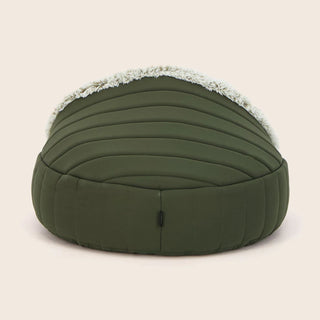Snooza Hoodie Dream Cloud Olive Pet Bed | Henlo Pets