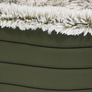 Snooza Hoodie Dream Cloud Olive Pet Bed | Henlo Pets