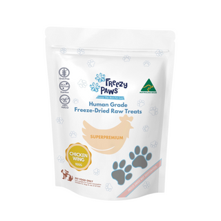 Freezy Paws Freeze Dried Chicken Wing Dog Treats 100g | Henlo Pets