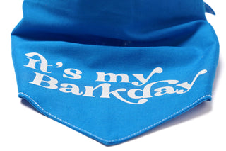 The Paws Barkday Bandana - Blue - Henlo Pets