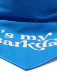 The Paws Barkday Bandana - Blue