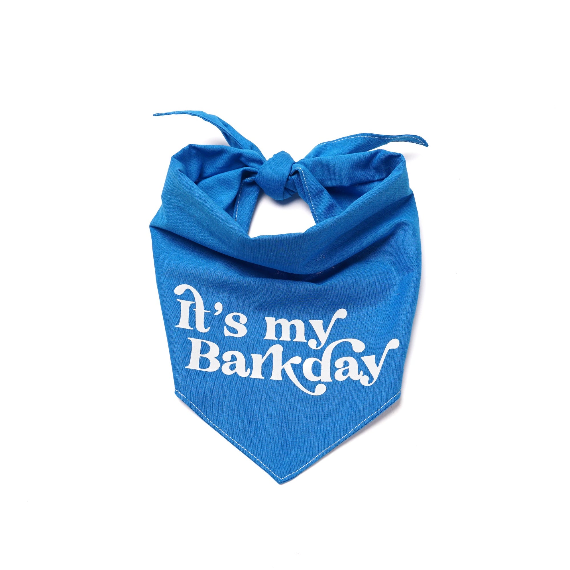 The Paws Barkday Bandana - Blue - Henlo Pets