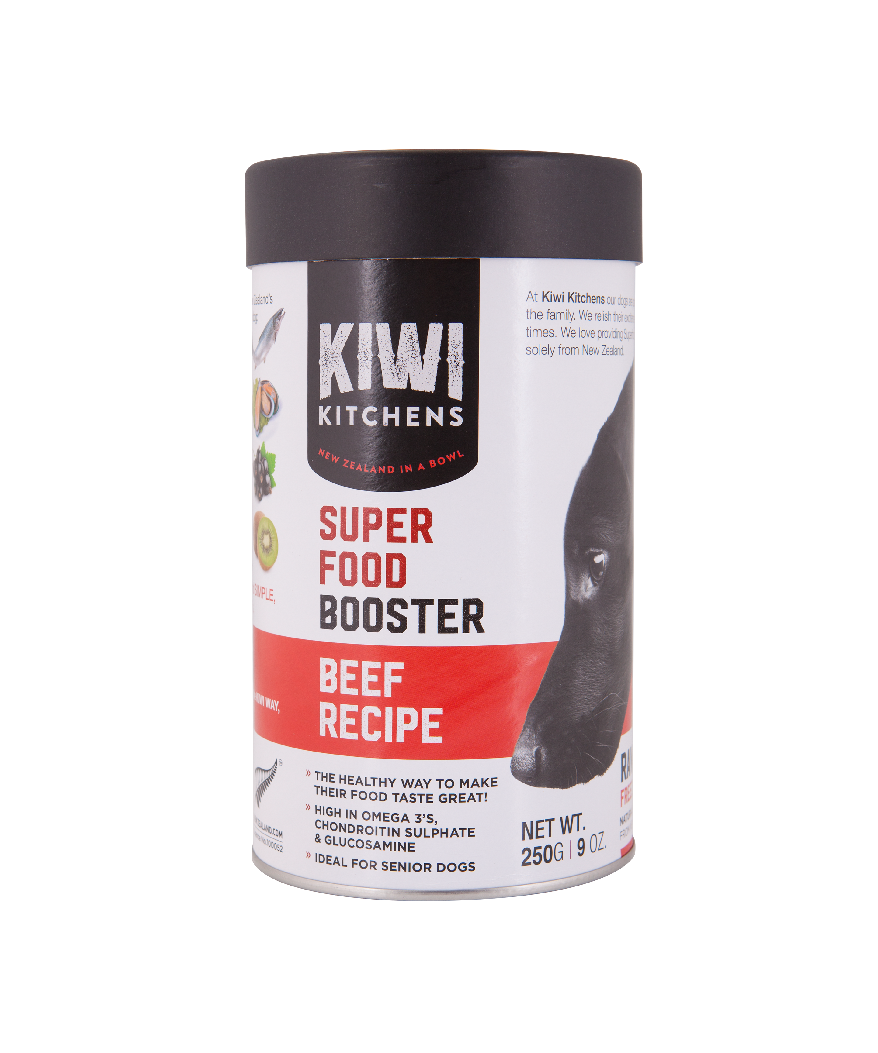 Kiwi Kitchens Super Food Booster Beef 250G - Henlo Pets