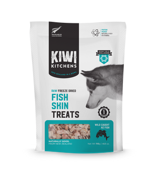 Kiwi Kitchens Freeze Dried Fish Skin Treat 110G - Henlo Pets