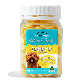 The Pet Project Banana Yoghurt Drops - Henlo Pets
