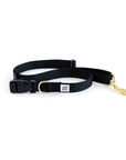 Dog + Bone Adjustable Leash - Black - Henlo Pets