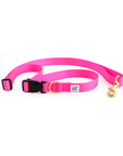 Dog + Bone Adjustable Leash - Hot Pink - Henlo Pets