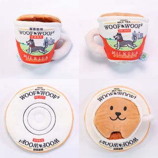 Woof² Hong Kong Milk Tea Nose-work Soft Plush Dog Toy