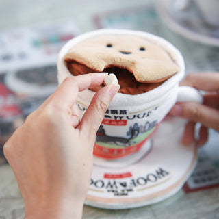 Woof² Hong Kong Milk Tea Nose-work Soft Plush Dog Toy