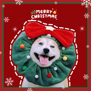 Christmas Pet Festive Wreath Headband - Henlo Pets