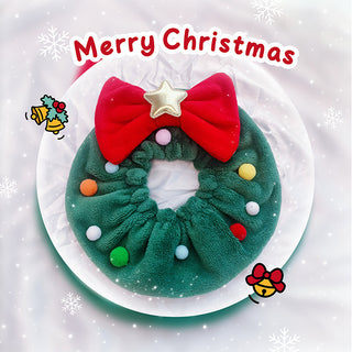 Christmas Pet Festive Wreath Headband - Henlo Pets