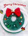 Christmas Pet Festive Wreath Headband - Henlo Pets