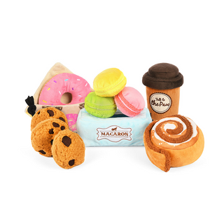 P.L.A.Y. Pup Cup Cafe Plush Dog Toy Collection - Henlo Pets