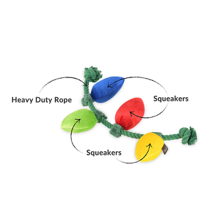 P.L.A.Y. Home for the Holidays - Twinkly Tugger | Henlo Pets