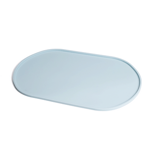 TidyPaws Oval Dining Mat Sky Blue | Henlo Pets