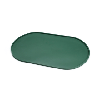 TidyPaws Oval Dining Mat Forest Green | Henlo Pets