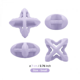 Chewtastic Geometrics Geo-AstroRolly Gentle Natural Rubber Interactive Dog Toys