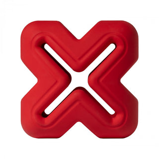 Chewtastic Geometrics Geo-Metz Roller Fillable Natural Rubber Interactive Dog Toys