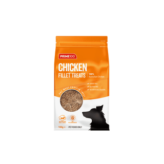 Prime100 Chicken Fillet Dog Treats 100g | Henlo Pets