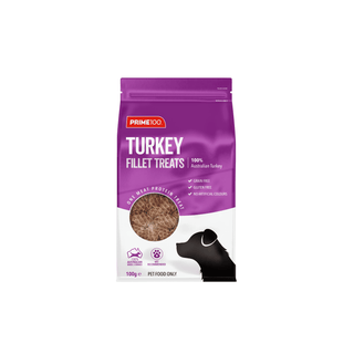Prime100 Turkey Fillet Dog Treats 100g | Henlo Pets