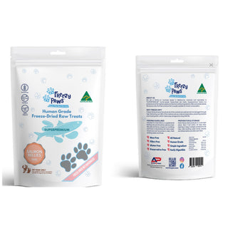 Freezy Paws Freeze Dried Salmon Belly Dog Treats 100g | Henlo Pets