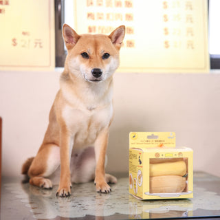 Woof² Buttered Pineapple Bun Nose-work Soft Plush Dog Toy