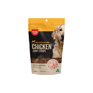 Prime100 Prime Pantry Chicken Jerky Strips Dog Treats 100g | Henlo Pets