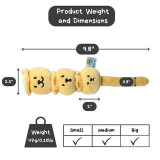 Woof² Siu Mai Brothers Soft Plush Dog Toy