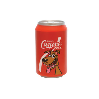 Tuffy Silly Squeaker Soda Can Canine Cola Dog Toy | Henlo Pets