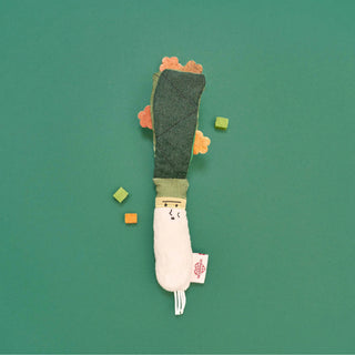 the furryfolks Green Onion Nosework Toy - Henlo Pets